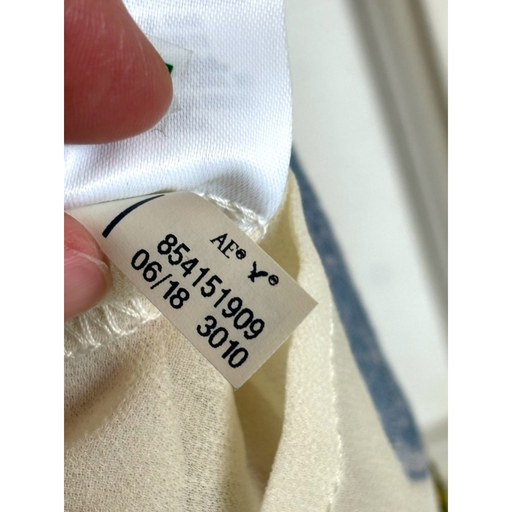 American Eagle Outfitters Women's Size 2 Ivory Floral V-Neck Adjustable Jumpsuit - Picture 14 of 16